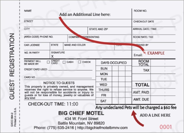 Guest Registration Forms