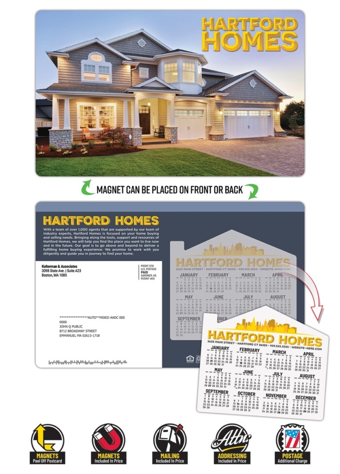 Real Estate magnet mailers