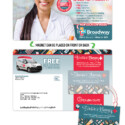 Postcard with Business Card Magnet