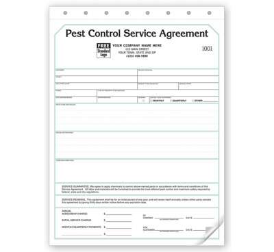 Pest Control Contract - Service Agreements
