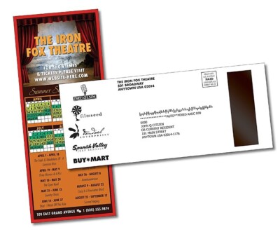 post card with magnet strip 2803151U