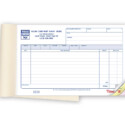 Sales Books Horizontal Format 8.5 x 5.5