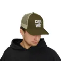 snap back trucker cap