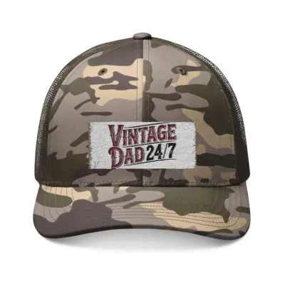 Camouflage Trucker Hat (Embroidery) Personalized - Image 2