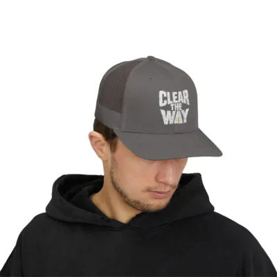 Embroidered Snapback Trucker Cap Personalized - Image 3