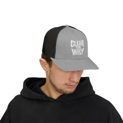 Embroidered Snapback Trucker Cap Personalized - Image 5