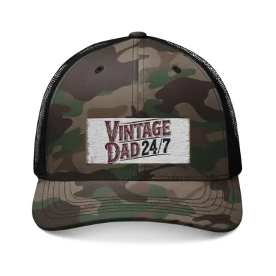 Camouflage Trucker Hat (Embroidery) Personalized - Image 3