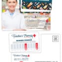 Laminated Die-Cut Postcard (5.5x4.25) w/Detachable Card (3.375x2.125)